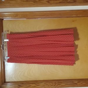 Gloria Sachs polka-dot vintage skirt size 10